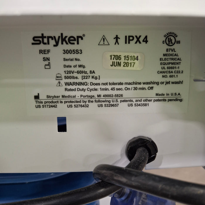Stryker Secure III 3005 Hospital Bed