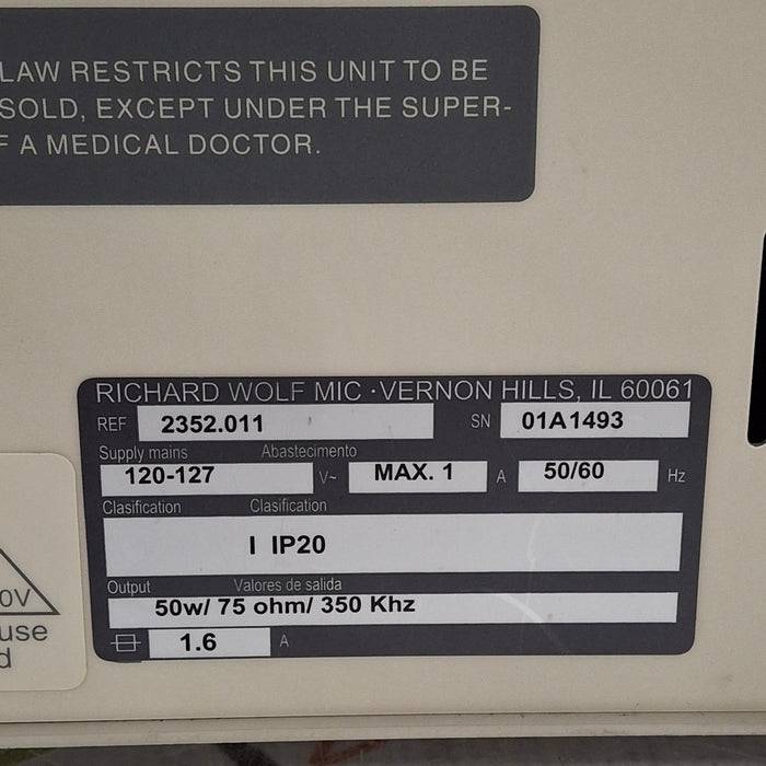 Richard Wolf 2352 Bipolar Generator