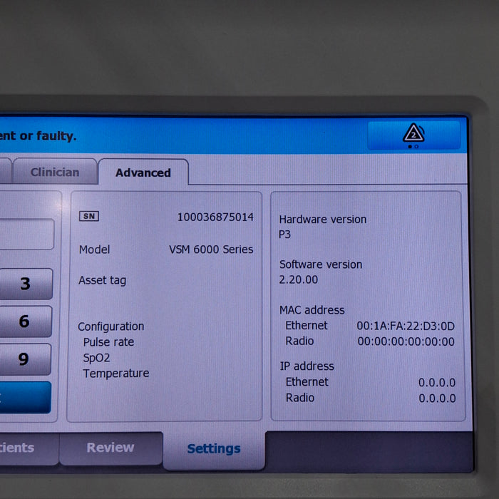 Welch Allyn Welch Allyn Connex 6800 - Masimo SpO2, SureTemp Vital Signs Monitor Patient Monitors reLink Medical