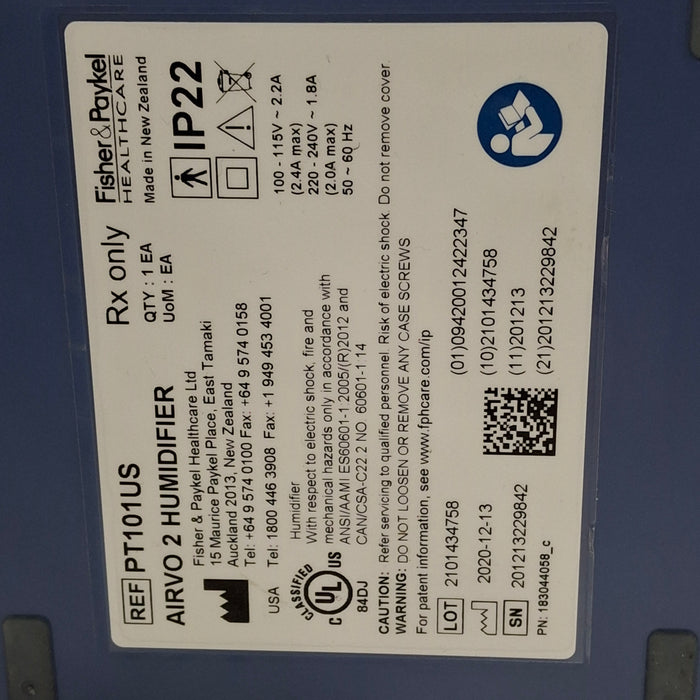 Fisher & Paykel Fisher & Paykel Airvo 2 Humidifier Respiratory reLink Medical