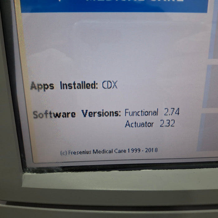 Fresenius 2008T Dialysis Machine Hemodialysis