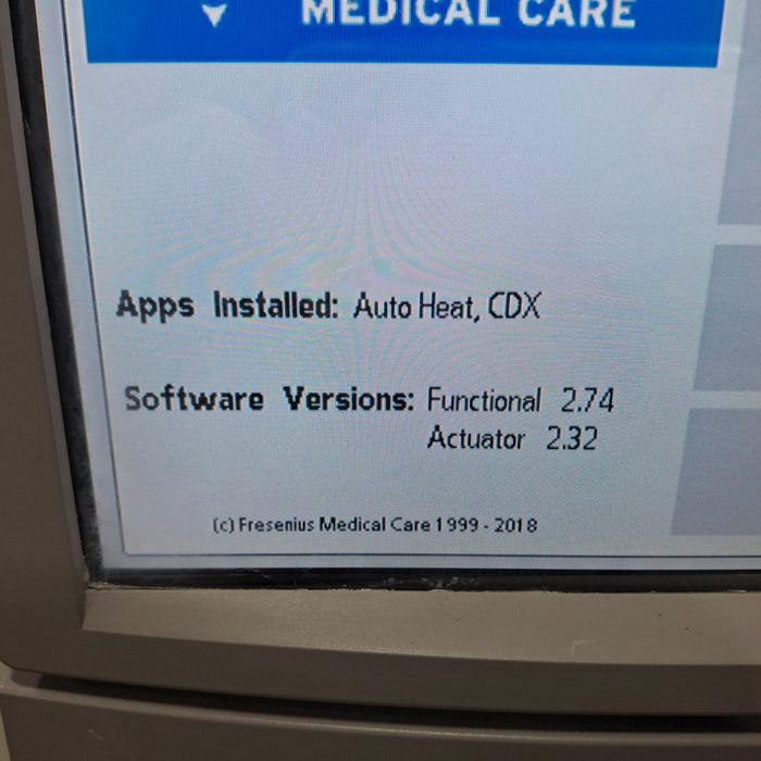 Fresenius 2008T Dialysis Machine Hemodialysis