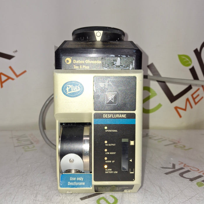 Datex-Ohmeda Tec 6 Plus Desflurane Vaporizer