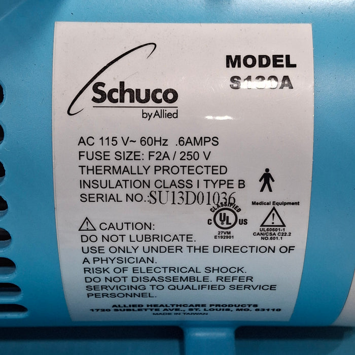 Schuco Schuco S130A Aspirator Pump Surgical Equipment reLink Medical