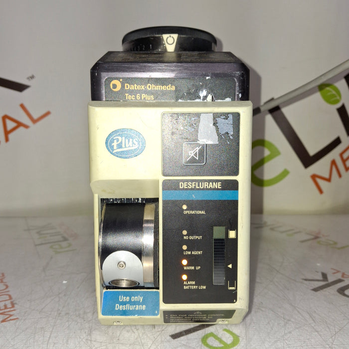 Datex-Ohmeda Tec 6 Plus Desflurane Vaporizer