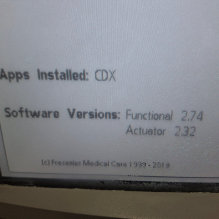 Fresenius 2008T Dialysis Machine Hemodialysis