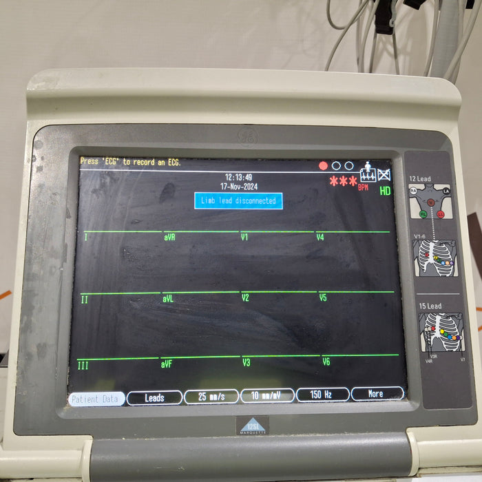 GE Healthcare MAC 5500 ECG with CAM Module