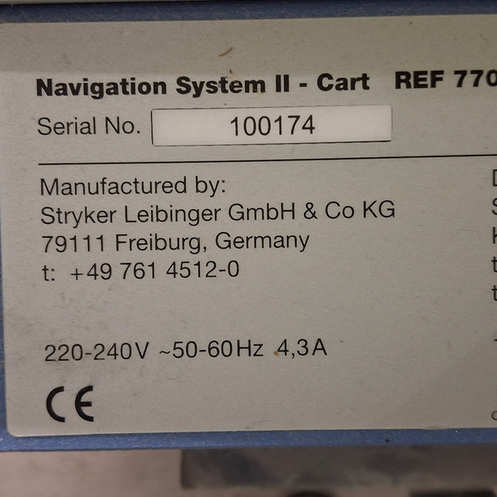 Stryker Navigation System II Advanced Guidance Technologies