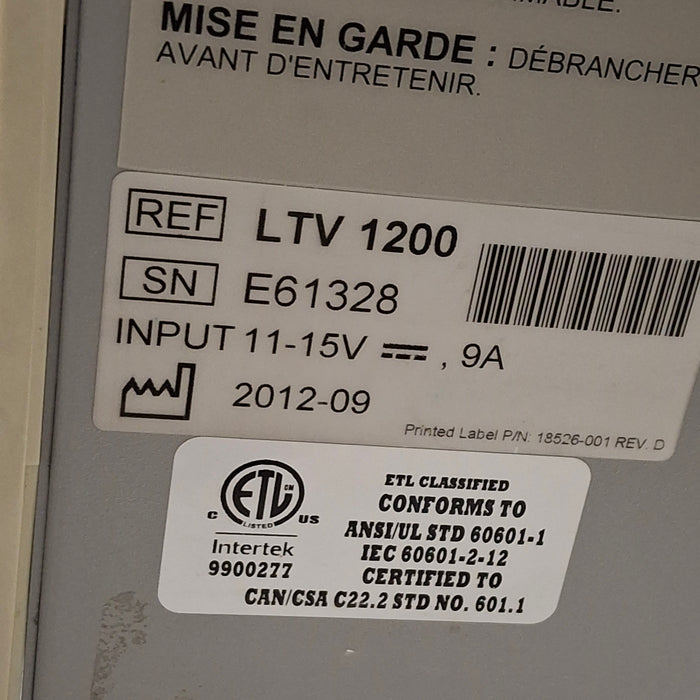 CareFusion CareFusion LTV 1200 Ventilator Respiratory reLink Medical