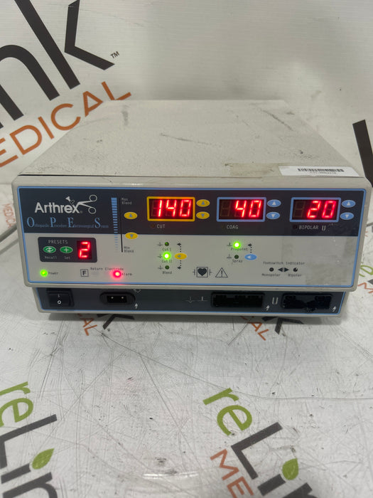 Arthrex Arthrex OPES AR-9600 Electrosurgical Unit Electrosurgical Units reLink Medical