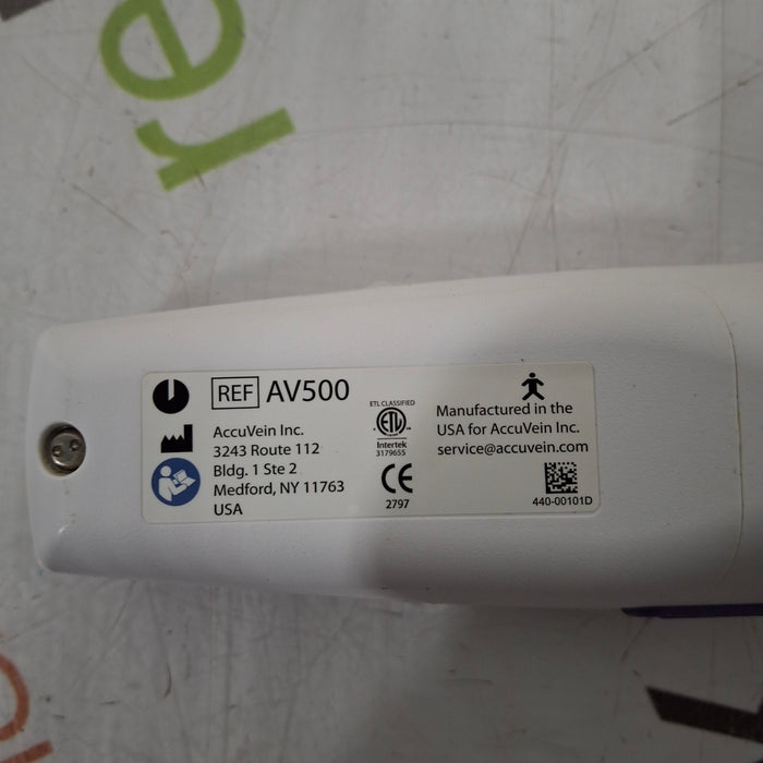 AccuVein AccuVein AV500 UV Light Vein Finder Surgical Equipment reLink Medical