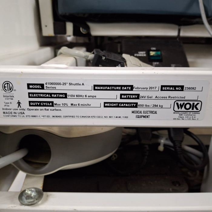 SizeWise SizeWise 41060000-25" Shuttle A Series Stretcher Chair Beds & Stretchers reLink Medical