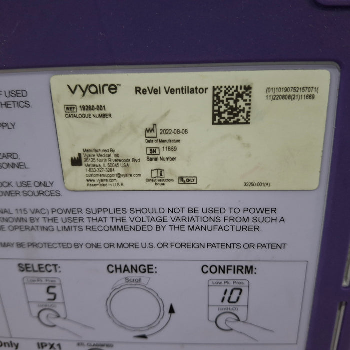 CareFusion Revel Transport Ventilator