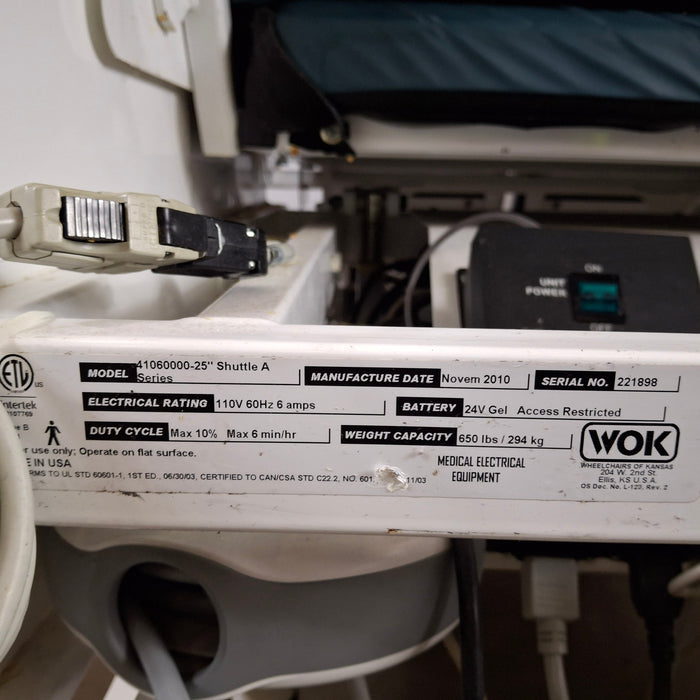 SizeWise SizeWise 41060000-25" Shuttle A Series Stretcher Chair Beds & Stretchers reLink Medical