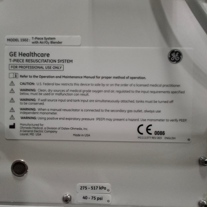 GE Healthcare Panda IRES Infant Warmer