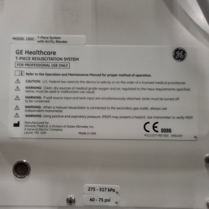 GE Healthcare Panda IRES Infant Warmer