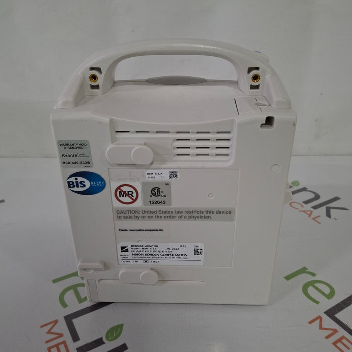 Nihon Kohden BSM-1733 Life Scope PT Transport Patient Monitor