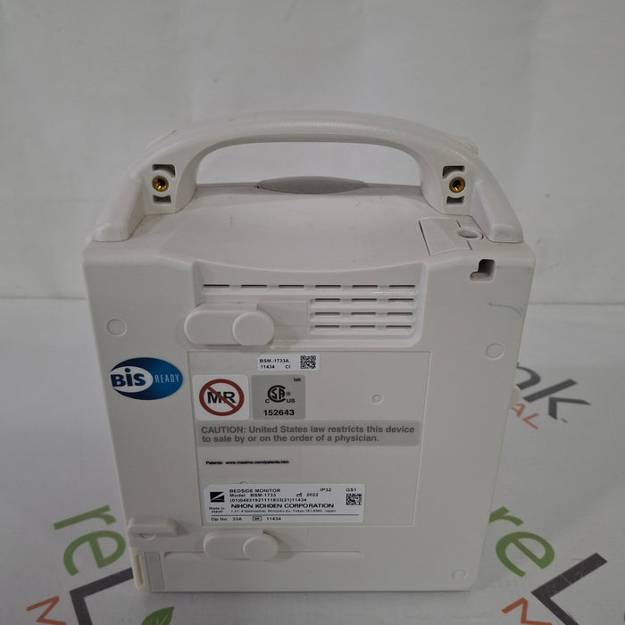 Nihon Kohden BSM-1733 Life Scope PT Transport Patient Monitor