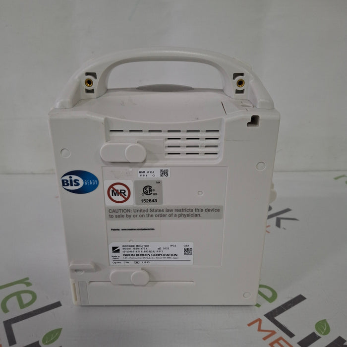 Nihon Kohden BSM-1733 Life Scope PT Transport Patient Monitor