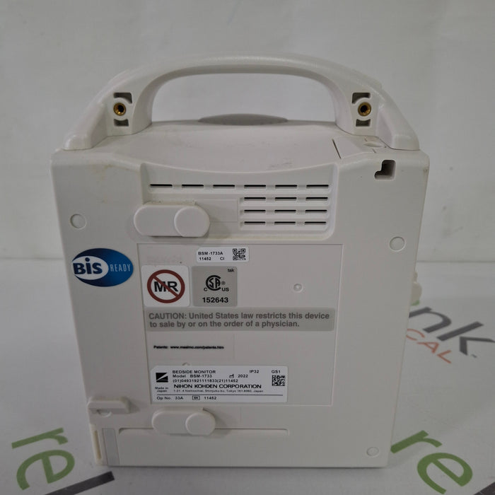 Nihon Kohden BSM-1733 Life Scope PT Transport Patient Monitor