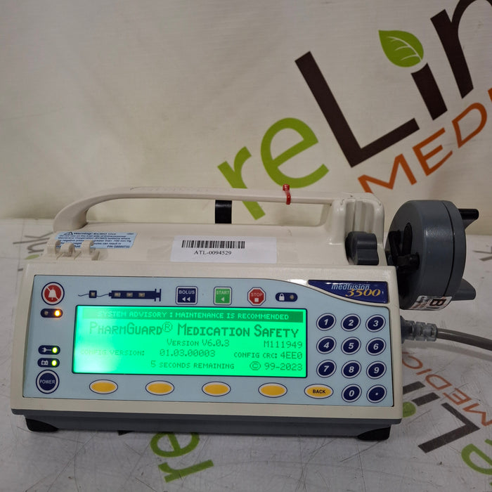 Smiths Medical Medfusion 3500 Syringe Infusion Pump