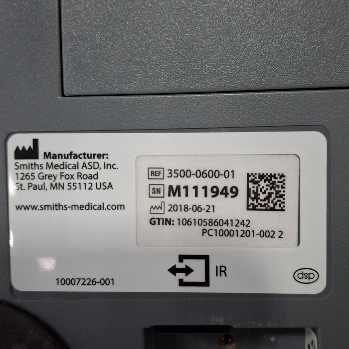 Smiths Medical Medfusion 3500 Syringe Infusion Pump