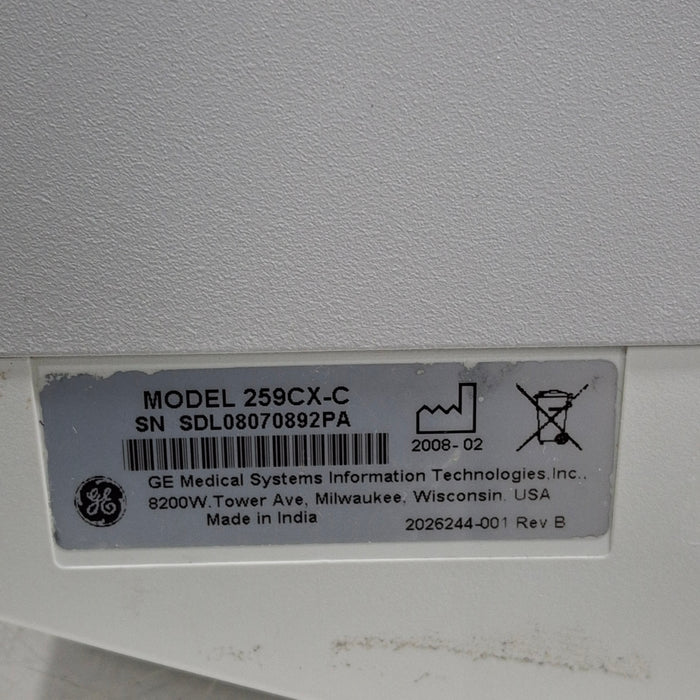 GE Healthcare GE Healthcare Corometrics 250cx Series Model 259cx-c Fetal Monitor Patient Monitors reLink Medical