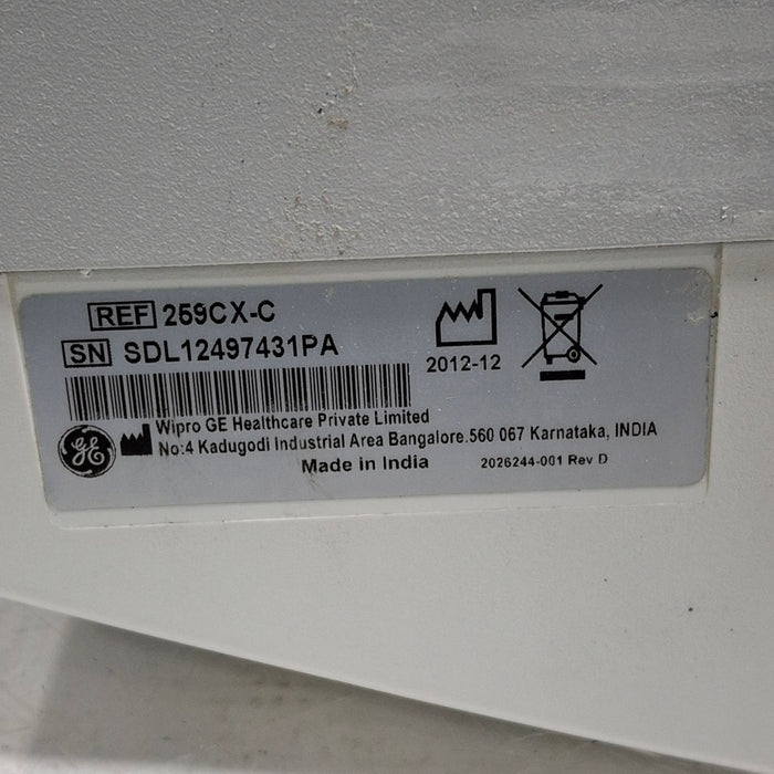 GE Healthcare Corometrics 250cx Series Model 259cx-c Fetal Monitor