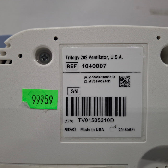 Respironics Trilogy 202 Ventilator