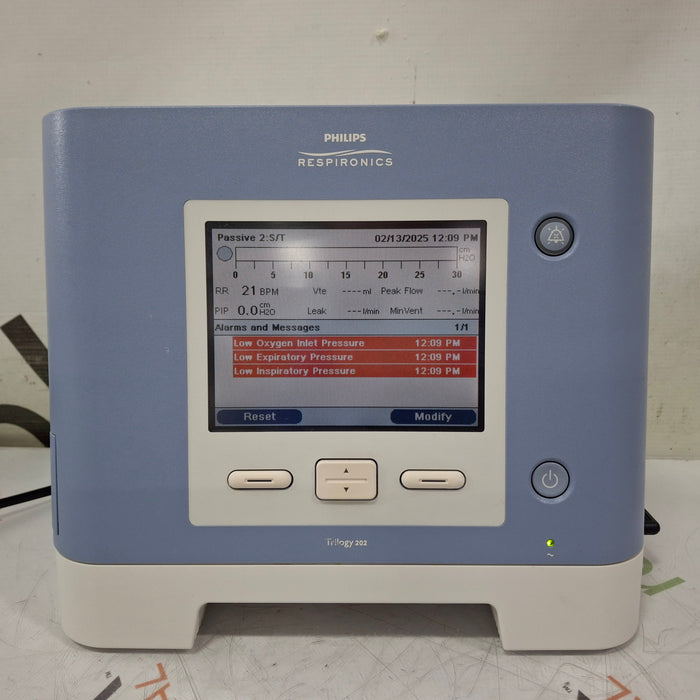Respironics Trilogy 202 Ventilator