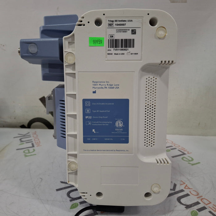 Respironics Trilogy 202 Ventilator