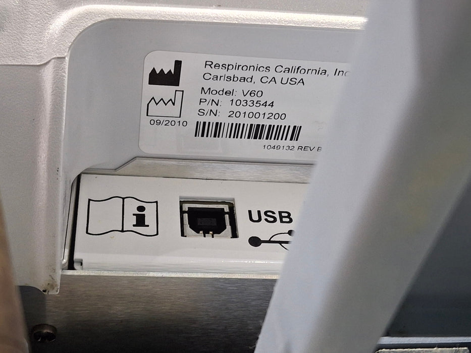 Philips Philips Respironics V60 BiPAP Ventilator Respiratory reLink Medical