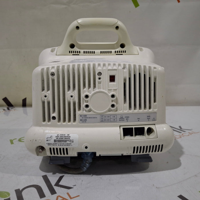 GE Healthcare GE Healthcare Dash 3000 - Masimo SpO2 Patient Monitor Patient Monitors reLink Medical