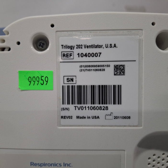 Respironics Respironics Trilogy 202 Ventilator Respiratory reLink Medical