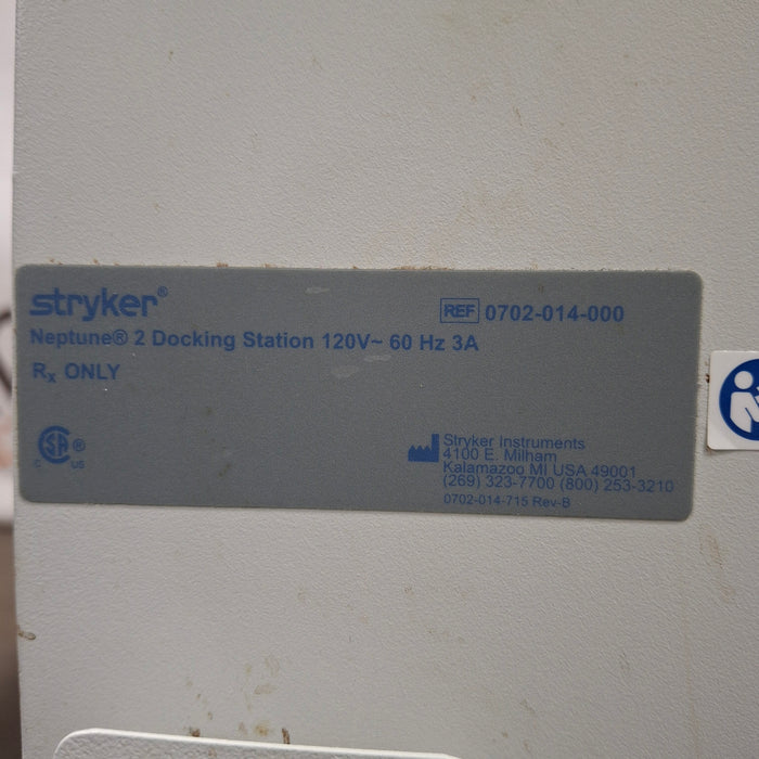 Stryker Neptune 2 Docking Station