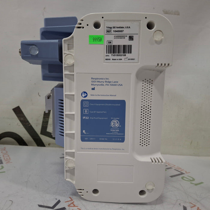 Respironics Respironics Trilogy 202 Ventilator Respiratory reLink Medical