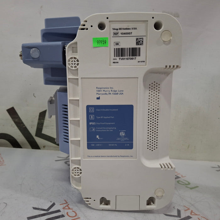 Respironics Trilogy 202 Ventilator