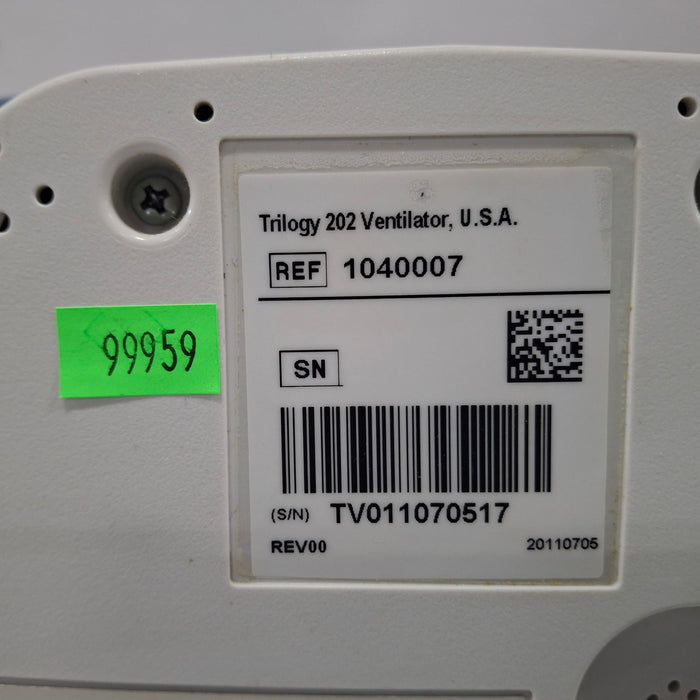 Respironics Trilogy 202 Ventilator