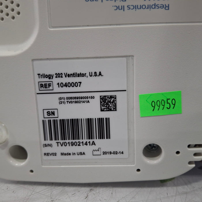 Respironics Trilogy 202 Ventilator