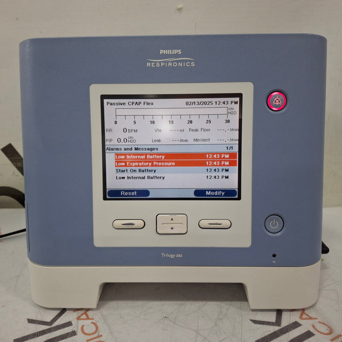 Respironics Trilogy 202 Ventilator