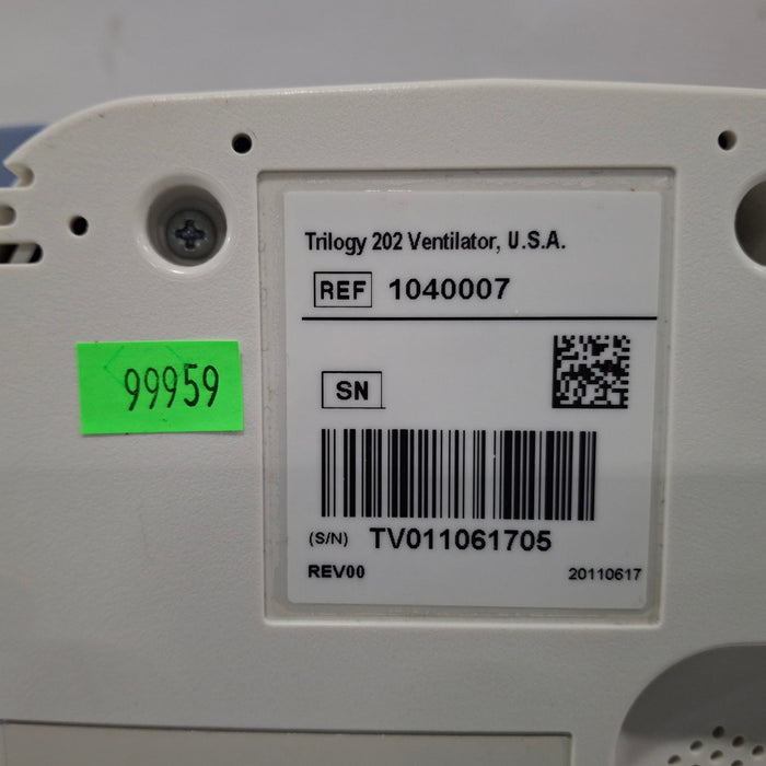 Respironics Trilogy 202 Ventilator