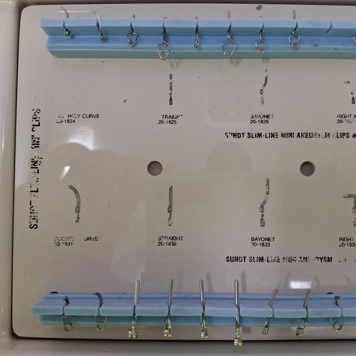 Codman 80-1835 Sundt Slim-Line Mini Aneurysm Clip Set