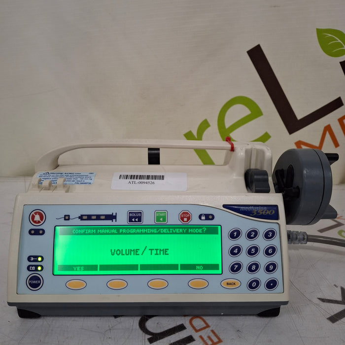 Smiths Medical Smiths Medical Medfusion 3500 Syringe Infusion Pump Infusion Pump reLink Medical