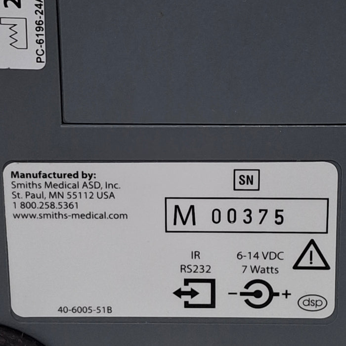 Smiths Medical Smiths Medical Medfusion 3500 Syringe Infusion Pump Infusion Pump reLink Medical