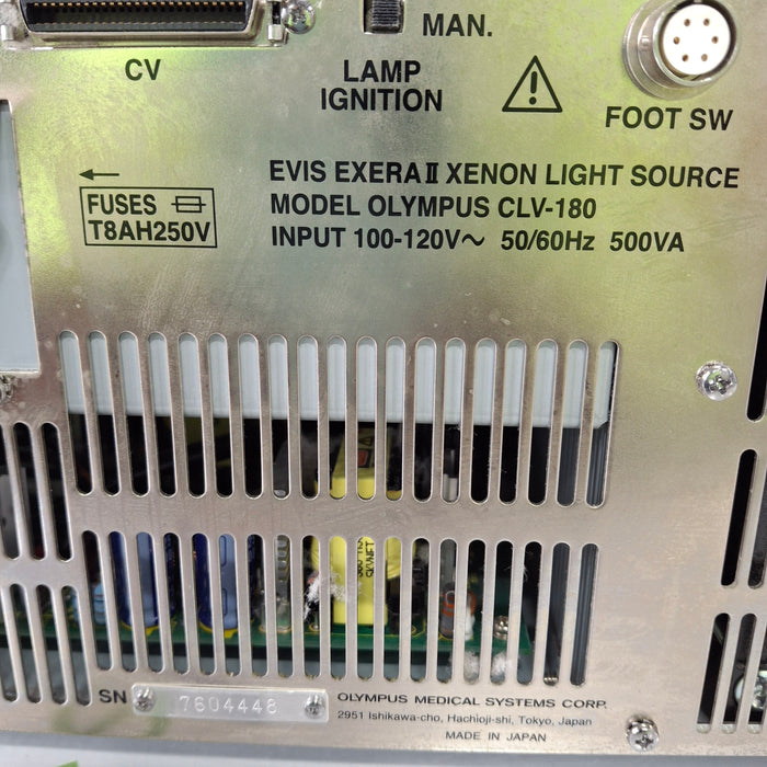 Olympus Olympus CLV-180 Light Source Flexible Endoscopy reLink Medical