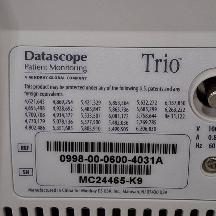 Datascope Datascope Trio Patient Monitor Patient Monitors reLink Medical