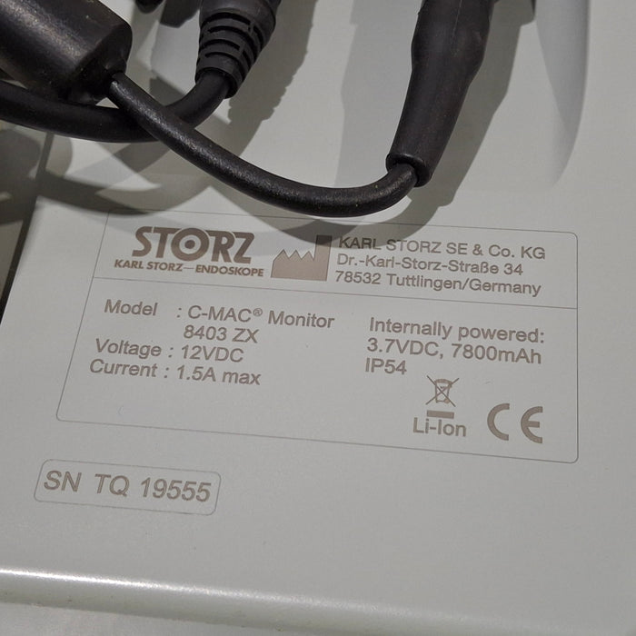 Karl Storz Karl Storz 8403 ZX C-MAC Monitor Rigid Endoscopy reLink Medical