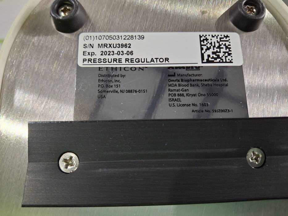 Ethicon Inc. Omrix Pressure Regulator