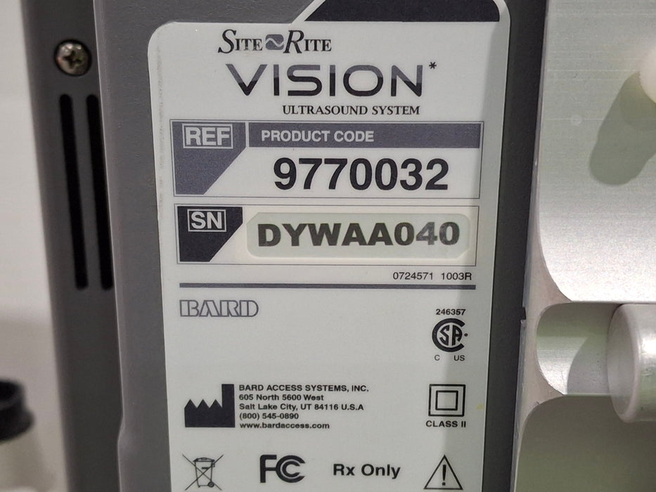 Bard Medical 9770032 Site-Rite Vision Ultrasound