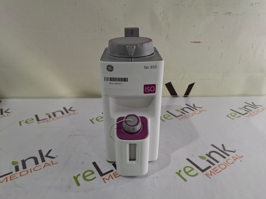 Datex-Ohmeda Datex-Ohmeda Tec 850 Isoflurane Vaporizer Anesthesia reLink Medical